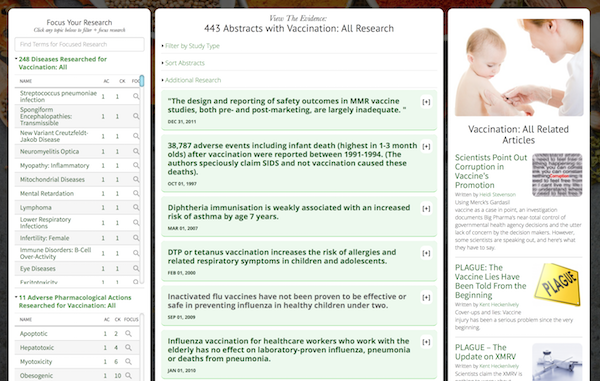 Vaccination Research Dashboard